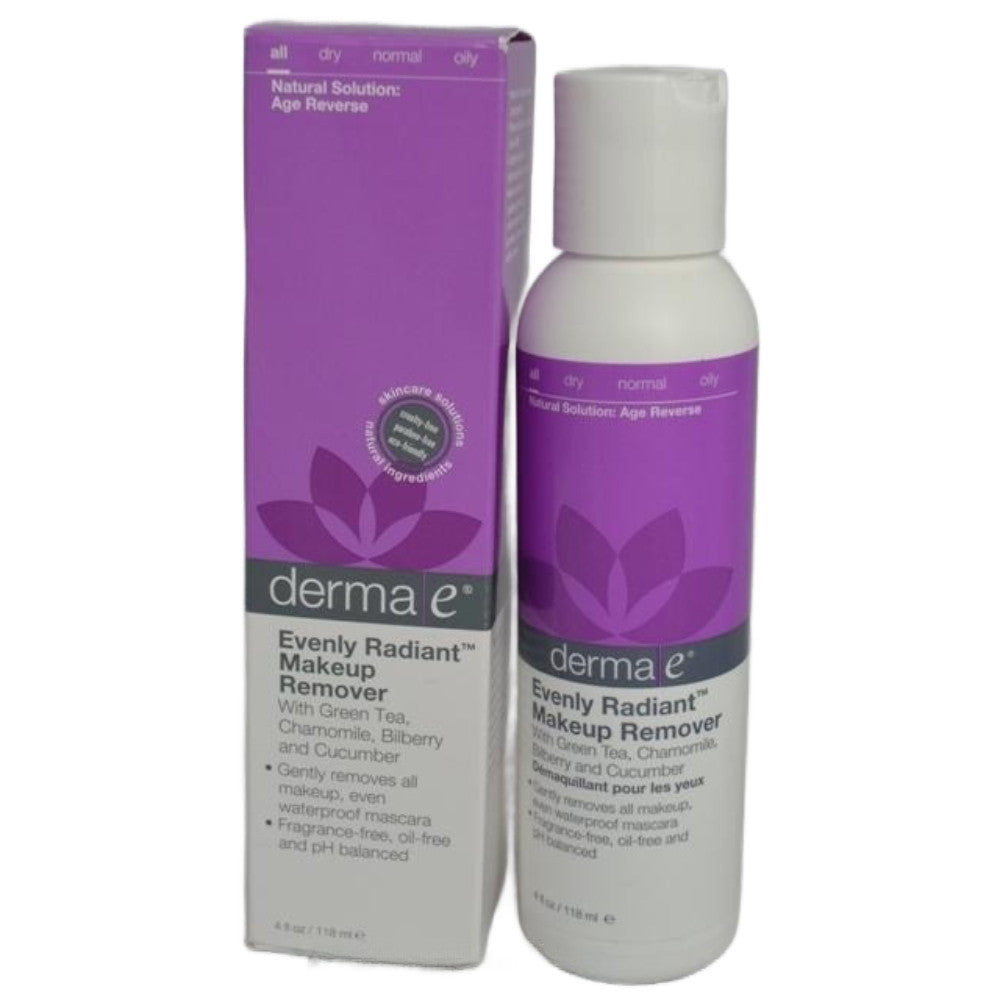 Derma E Evenly Radiant Makeup Remover 4 oz