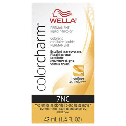 Wella Color Charm Hair ColorHair ColorWELLA COLOR CHARMShade: 042 Liquid Gold, 050 Lite Drabber (Cooling Violet), 0500 Blonding Plus, 1N/051 Black, 2N/211 Very Dark Brown, 3A/148 Dark Ash Brown, 3N/311 Dark Brown, 3NW Dark Natural Warm Brown, 3RV/367 Blac