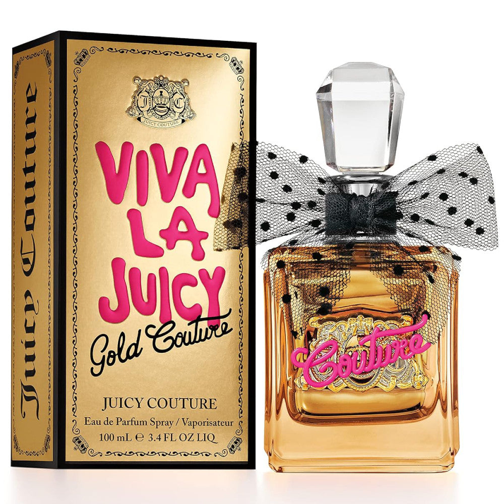 Juicy Couture Viva La Juicy Womens Gold Eau De Parfum Spray 3.4 oz