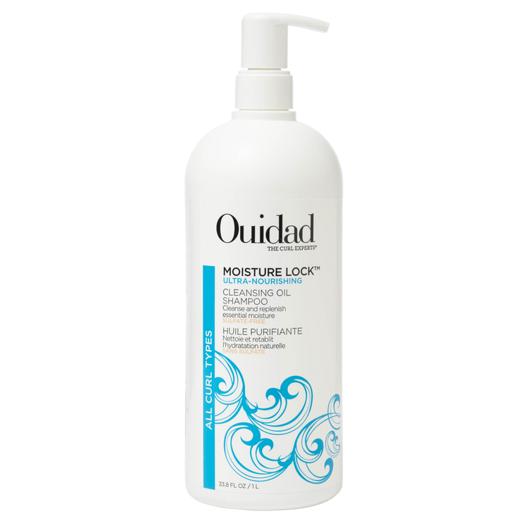 ouidad moisture lock cleansing oil shampoo 33.8 oz