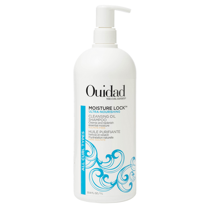 ouidad moisture lock cleansing oil shampoo 33.8 oz