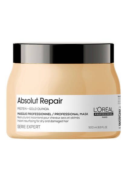 Loreal Professional Serie Expert Absolut Repair Golden MasqueHair TreatmentLOREAL PROFESSIONALSize: 8.4 oz, 16.9 oz