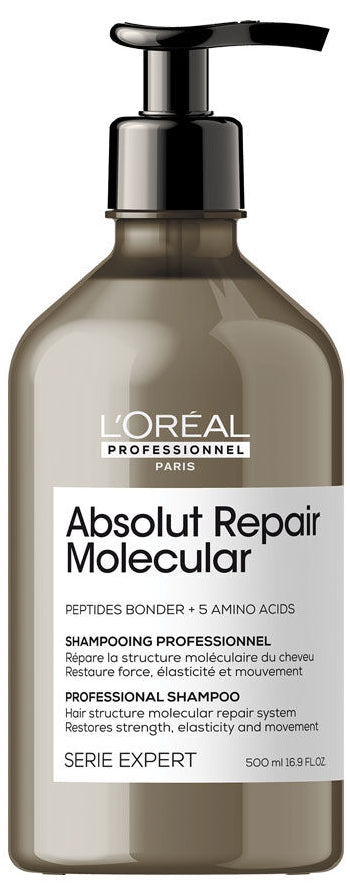 Loreal Professional Absolut Repair Molecular ShampooHair ShampooLOREAL PROFESSIONALSize: 16.9 oz