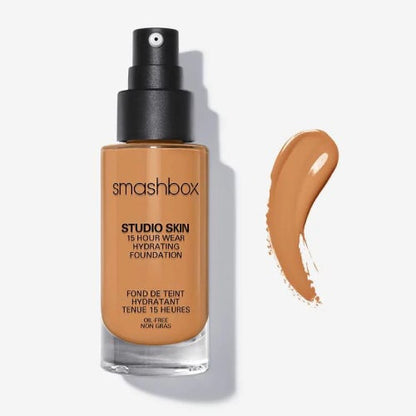 Smashbox Studio Skin Full Coverage 24 Hour Hydrating FoundationFoundationSMASHBOXColor: 4.0(Medium-Dark With Warm, Peachy Undertones)