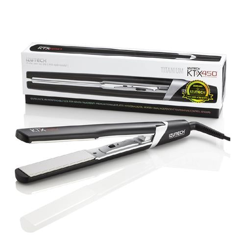 Izutech KTX450 Titanium Flat Iron 1.25 in BlackFlat IronIZUTECH