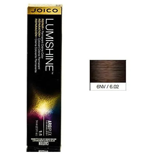 Joico Lumishine Permanent Creme Hair ColorHair ColorJOICOColor: 6NV Natural Violet Dark Brown