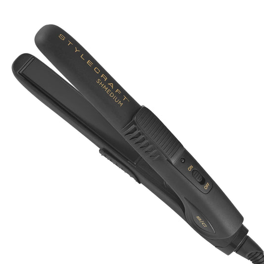 Stylecraft Shmedium Palm-size Professional Flat Iron 5/8 Inch-blackFlat IronSTYLECRAFT