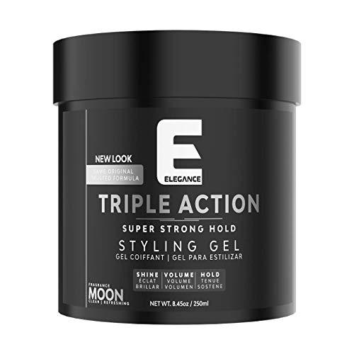 Elegance Triple Action Styling Gel 8.4 ozHair Gel, Paste & WaxELEGANCEColor: Moon