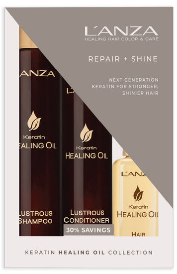 L'Anza Keratin Healing Oil Holiday Set