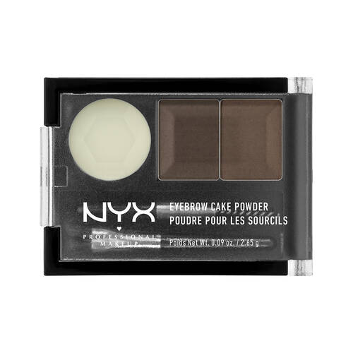 NYX Professional Eyebrow Cake PowderEyebrowNYX PROFESSIONALColor: Dark Brown/Brown