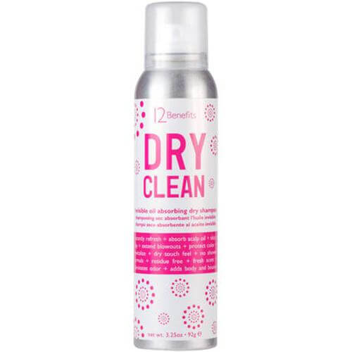 12 Benefits Dry Clean Invisible Oil Absorbing Dry Shampoo 3.25 ozHair Shampoo12 BENEFITS