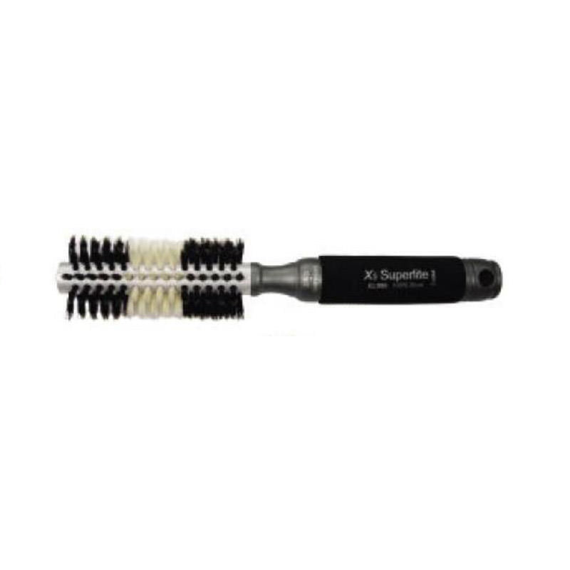 X5 #980 Tourmaline And Ionic Ceramic Round Brush 100% Boar 1.75 InchHair BrushesX5