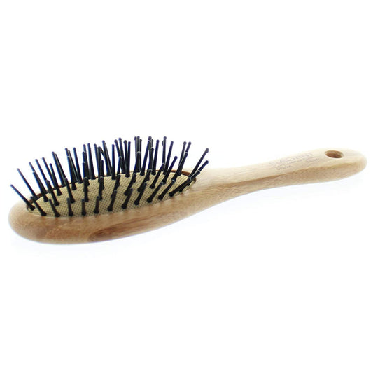 ELEGANT BRUSH #970 BAMBOO OVAL-PIN SMALLHair BrushesELEGANT BRUSH