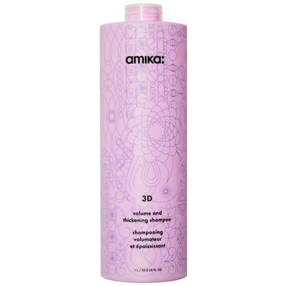 Amika 3D Volume + Thickening Shampoo 33 oz