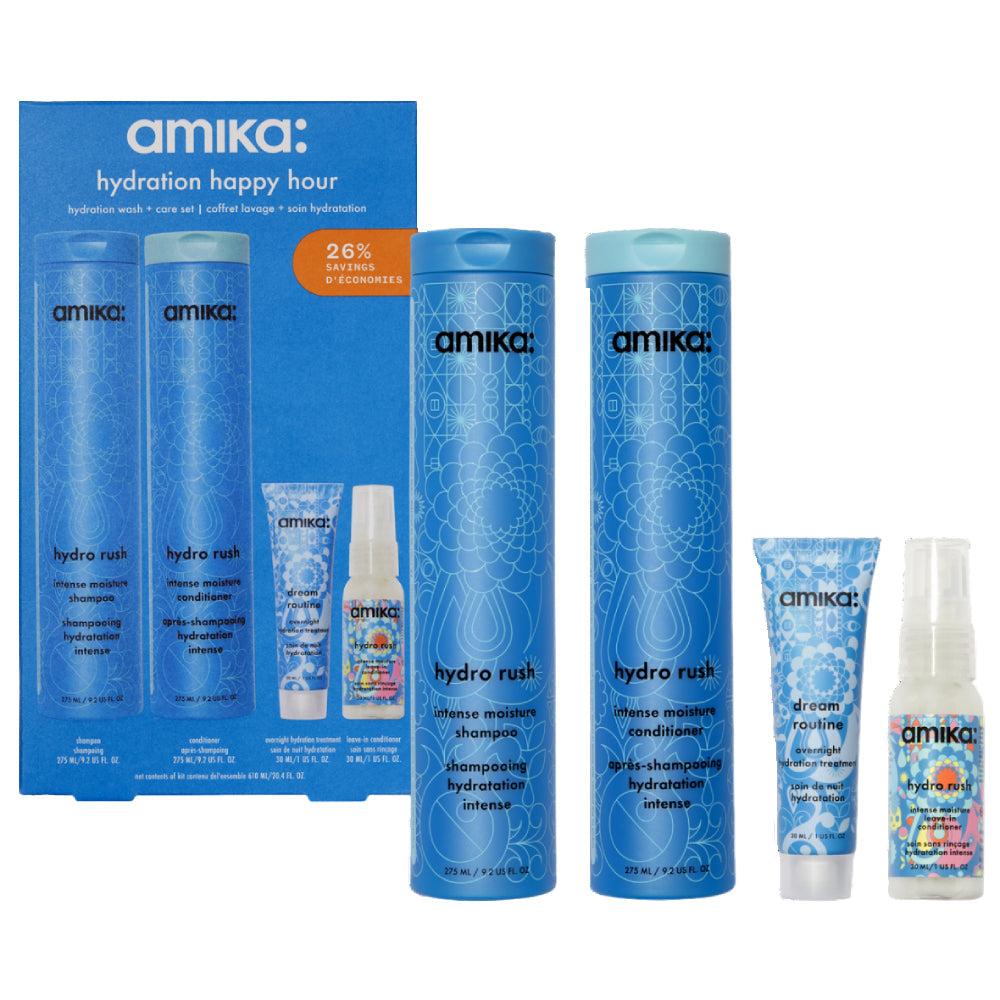 Amika Hydration Happy Hour Wash and Care Set