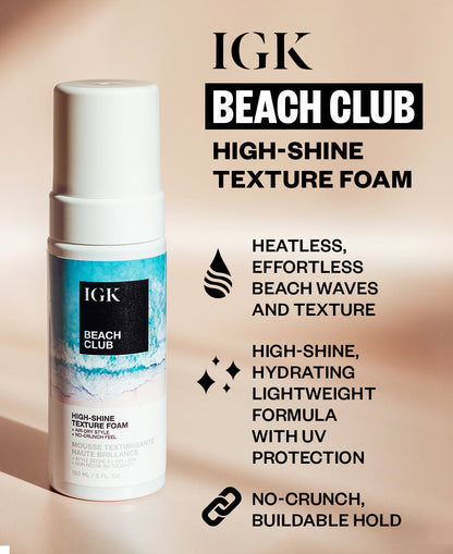 IGK Beach Club Texture Foam Facts