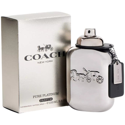 Coach Pure Platinum Men Parfum Spray 3.3 oz