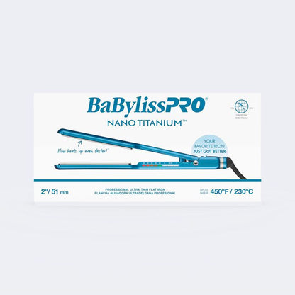 Babyliss Pro Nano Titanium Digital Ultra-Thin Flat Iron 2 in