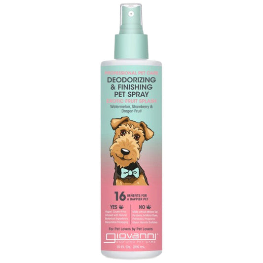 Giovanni Deodorizing and Finishing Pet Spray- Exotic Fruit Splash 10 oz