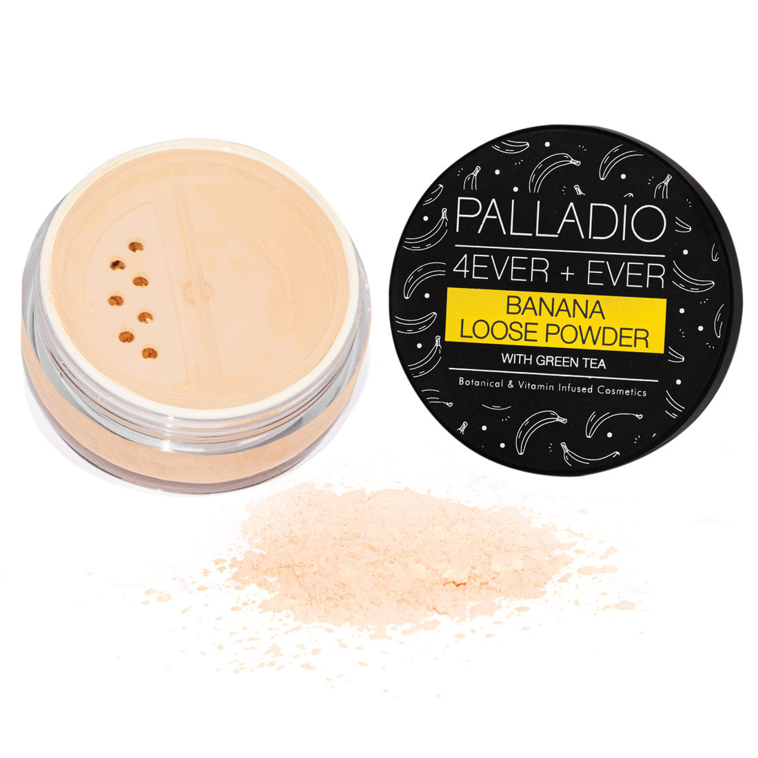 Palladio 4Ever + Ever Mattifying Loose Setting Powder BananaPowderPALLADIO