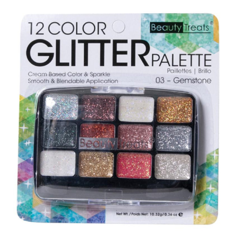 Beauty Treats Color Glitter Palette - GemstoneEyeshadowBEAUTY TREATS