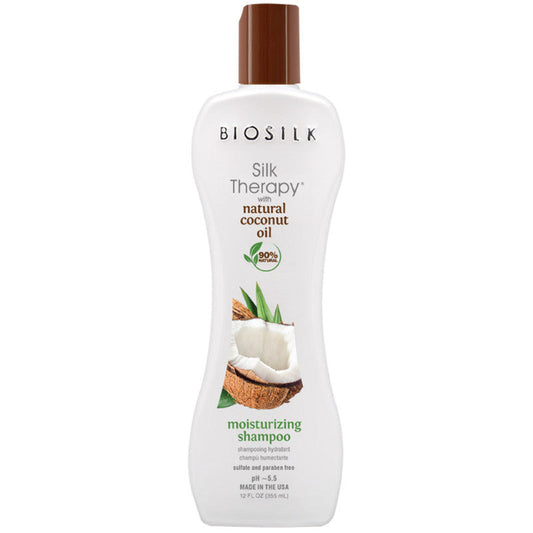 Biosilk Silk Therapy Moisturizing Shampoo Coconut 12 ozHair ShampooBIOSILK