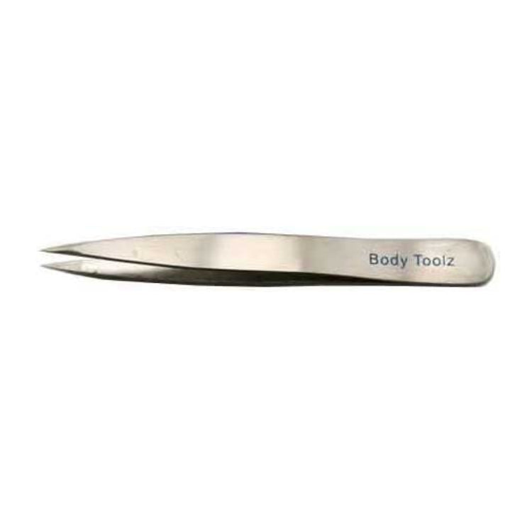 Body Toolz Pointed Tip Tweezer-SilverTweezers & Brow ToolsBODY TOOLZ