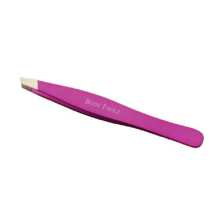 Body Toolz Soft Touch Slant TweezerTweezers & Brow ToolsBODY TOOLZColor: Purple