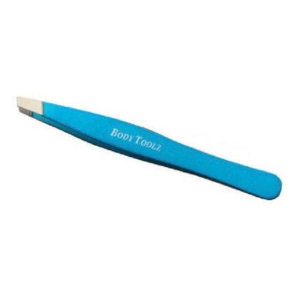 Body Toolz Soft Touch Slant TweezerTweezers & Brow ToolsBODY TOOLZColor: Teal