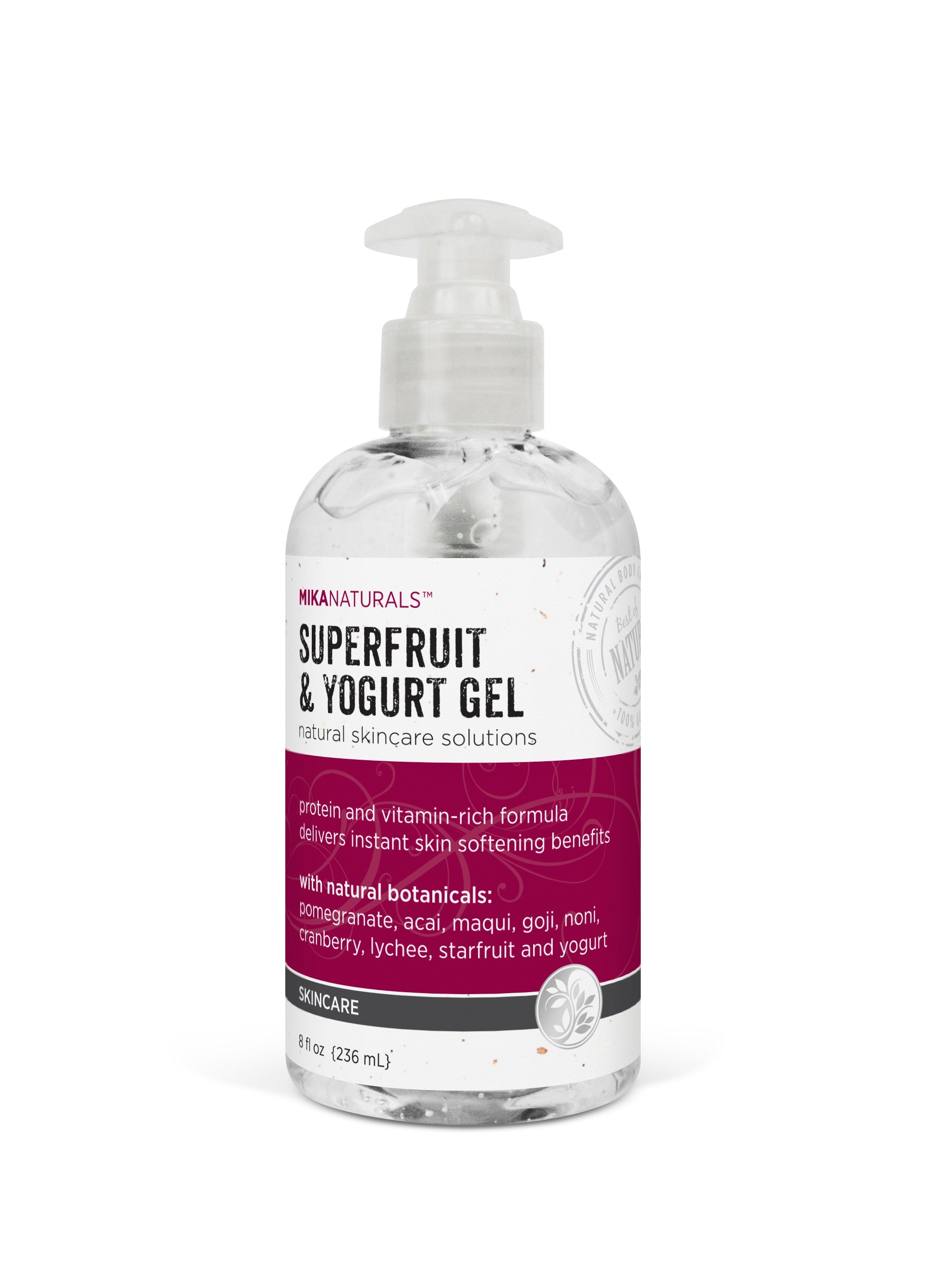 Mika Naturals Superfruit + Yogurt Gel 8 OzBody CareMika Naturals