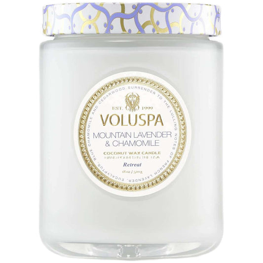 Voluspa Large Jar Candle Mountain Lavender and Chamomile