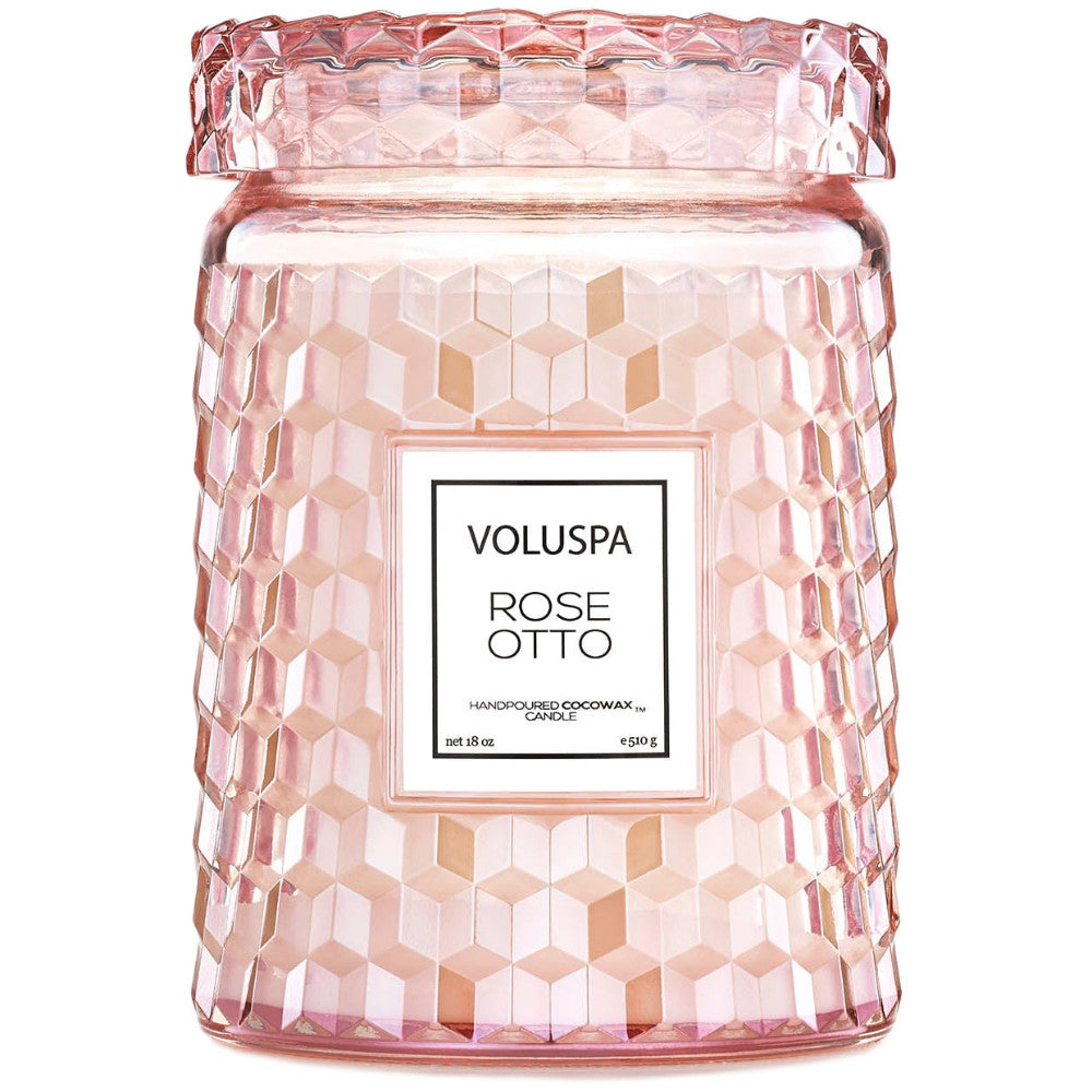 Voluspa Large Jar Candle Rose Otto 18 oz