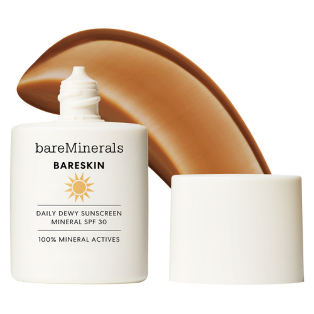 Bare Minerals Bareskin Daily Dewy Sunscreen Mineral SPF30 Sheer Deep