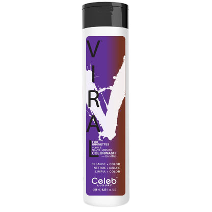 Celeb Luxury Viral for Brunettes Purple Colorwash 8.25 oz