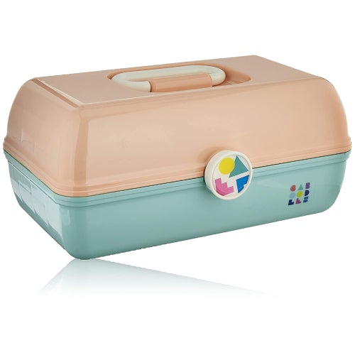 Caboodle On The Go Girl Retro CaseCosmetic AccessoriesCABOODLEColor: Peach and Seafoam