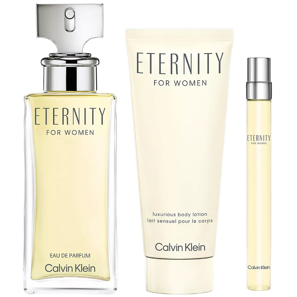 Calvin Klein Eternity Womens Gift Set Trio