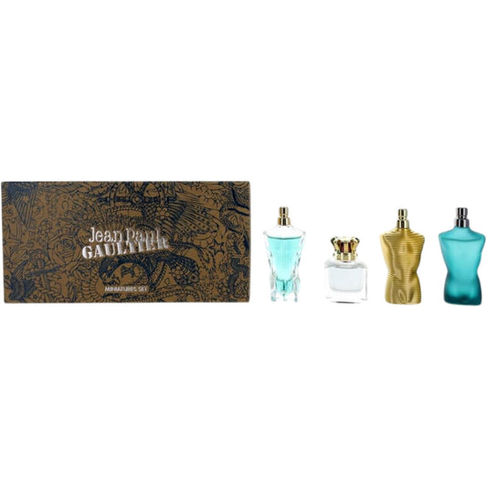 Jean Paul Gaultier Mens Mini Fragrance Spray Set 4 pc