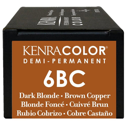 Kenra Demi Hair ColorHair ColorKENRAColor: 1N Natural, 3N Natural, 3VR Violet Red, 4B Brown, 4N Natural, 4NUA Medium Brown Natural Ultra Ash, 4RR Red Red, 4VV Violet, 5B Brown, 5N Natural, 5NB Natural Brown, 5NUA Light Brown Natural Ultra Ash, 5RB Red Bro