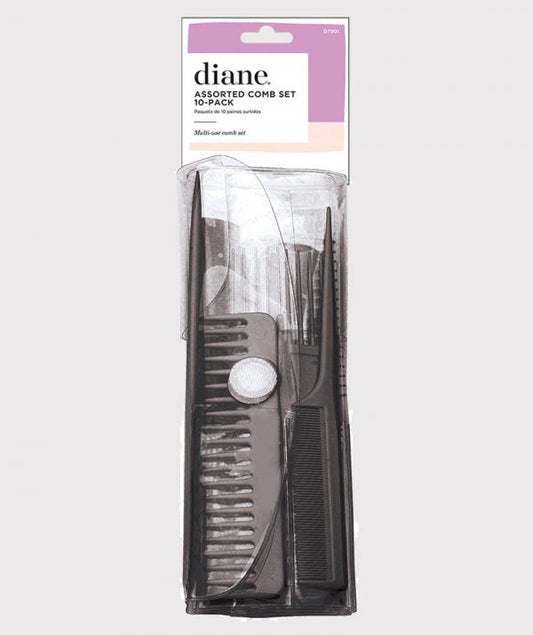 Diane Pocket Combs Assorted 10pk