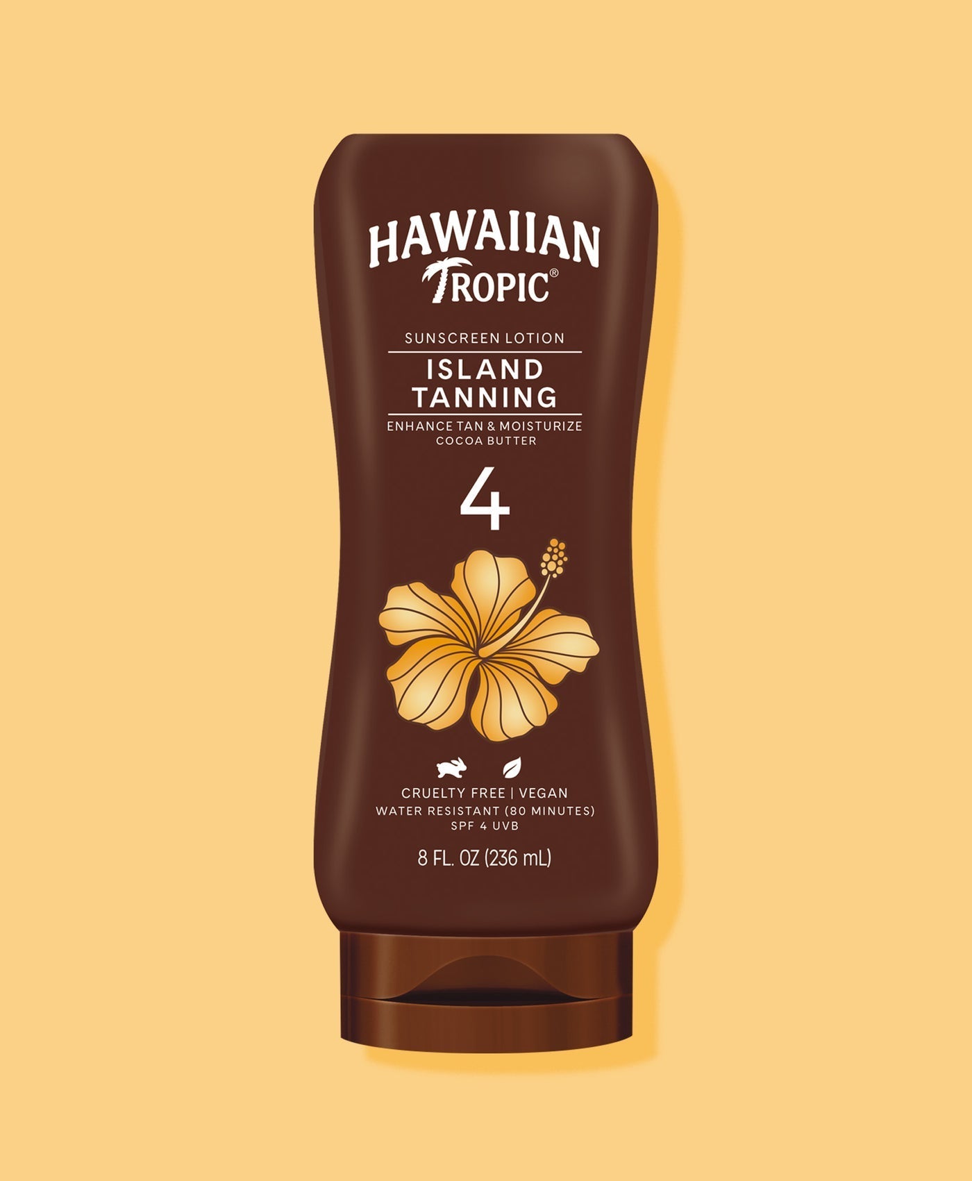 HAWAIIAN TROPIC TANNING LOTION SPF 4 8 OZ