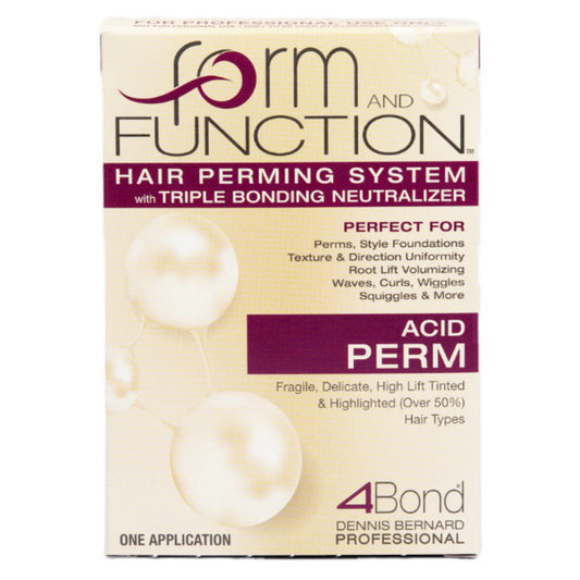 Dennis Bernard Form Function Acid Perm + Fragile + Delicate + Hight Lift Tinted + HighlightedPermsDENNIS BERNARD