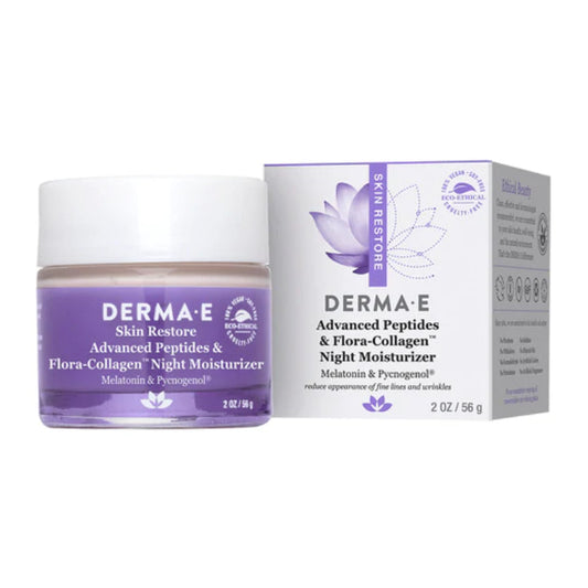 Derma E Advanced Peptides and Flora-Collagen Night Moisturizer 2 ozDERMA E