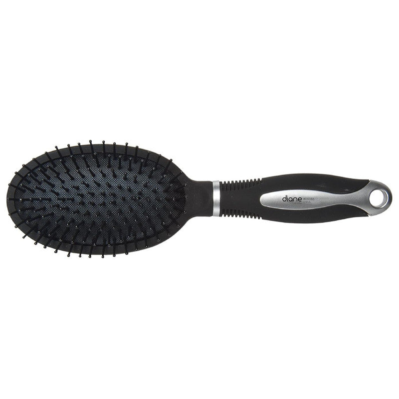 Diane Black/Silver Oval Paddle BrushHair BrushesDIANE