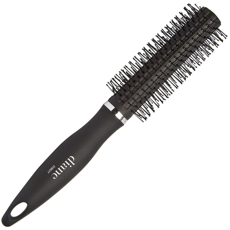 Diane Soft Touch Round Brush 3/4 in CharcoalHair BrushesDIANE