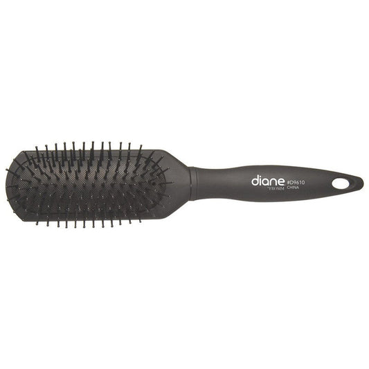 Diane Soft Touch Small Paddle Brush-CharcoalHair BrushesDIANE