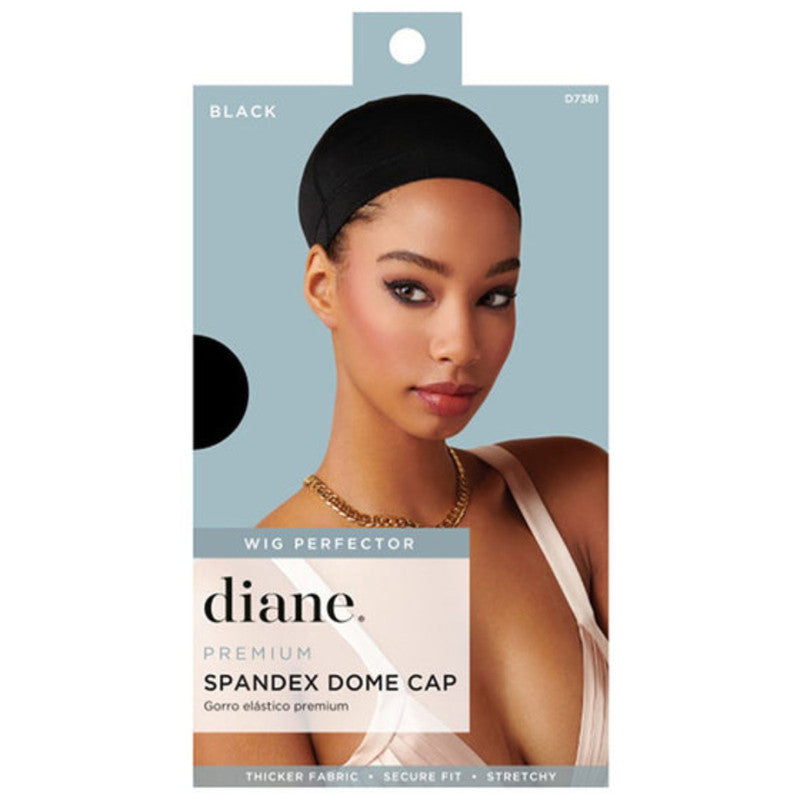 Diane Spandex Dome Cap-BlackHair CareDIANE