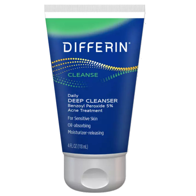 Differin Daily Deep Cleanser 5% BPO 4 ozSkin CareDIFFERIN