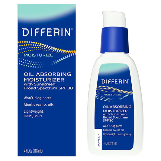 Differin Oil Absorbing Moisturizer SPF 30 4 ozSkin CareDIFFERIN