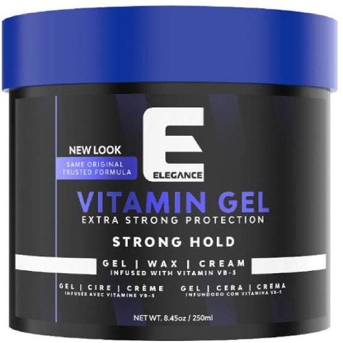 Elegance Vitamin Pro-VB5 Strong Hold GelHair Gel, Paste & WaxELEGANCESize: 8.4 oz