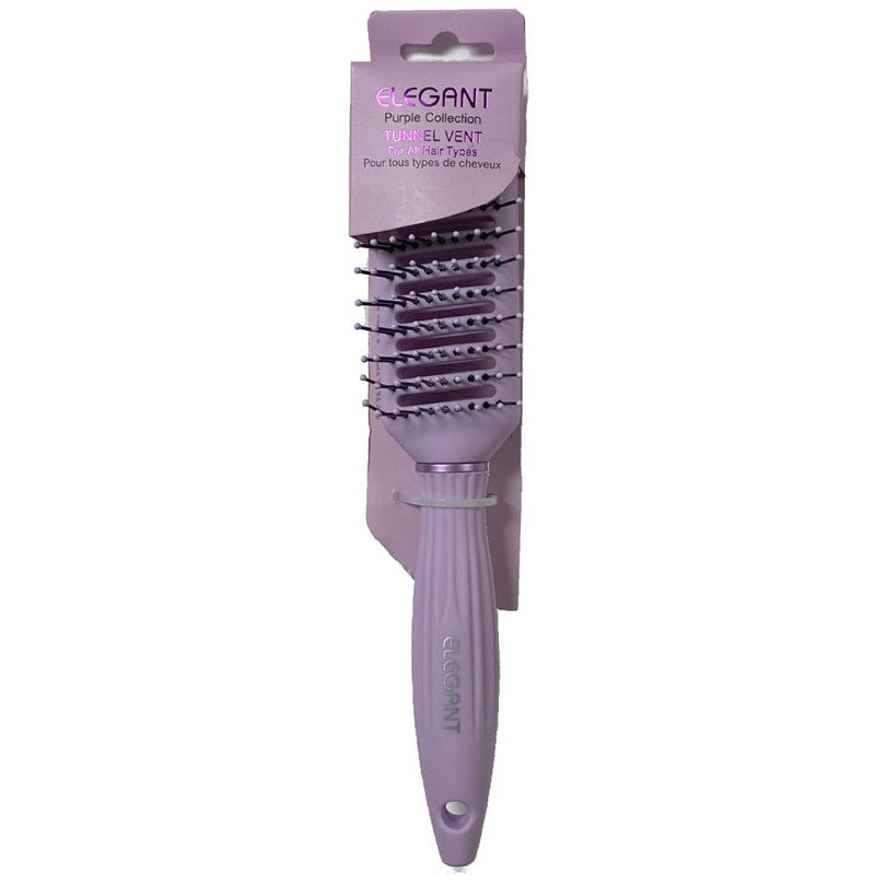 Elegant Brush #714 Tunnel Vent-PurpleHair BrushesELEGANT BRUSH